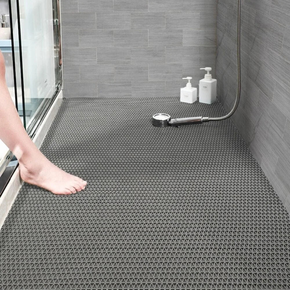 Tapis de Bain Douche Italienne Gris Anthracite