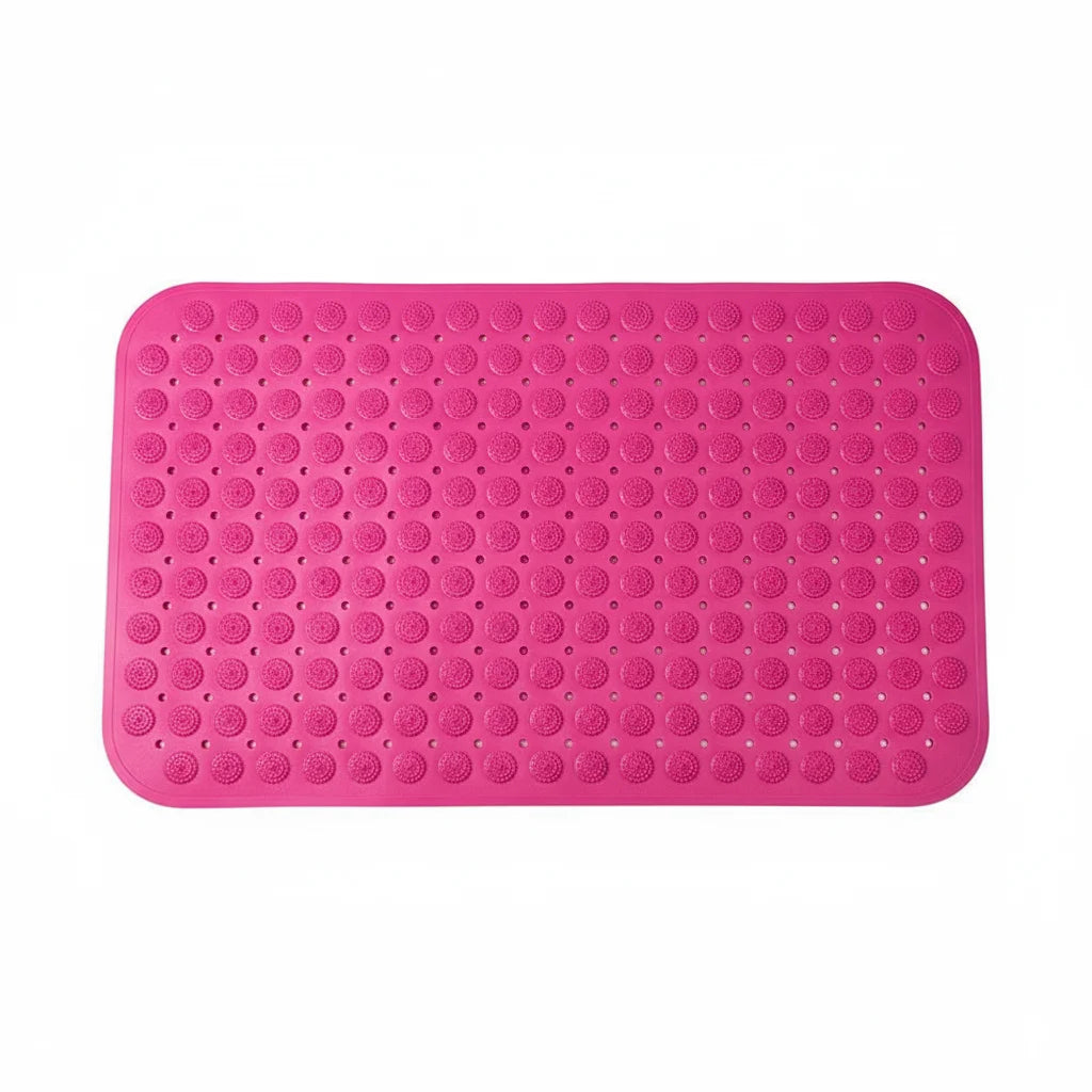 Tapis de Bain Douche Rose Fuchsia