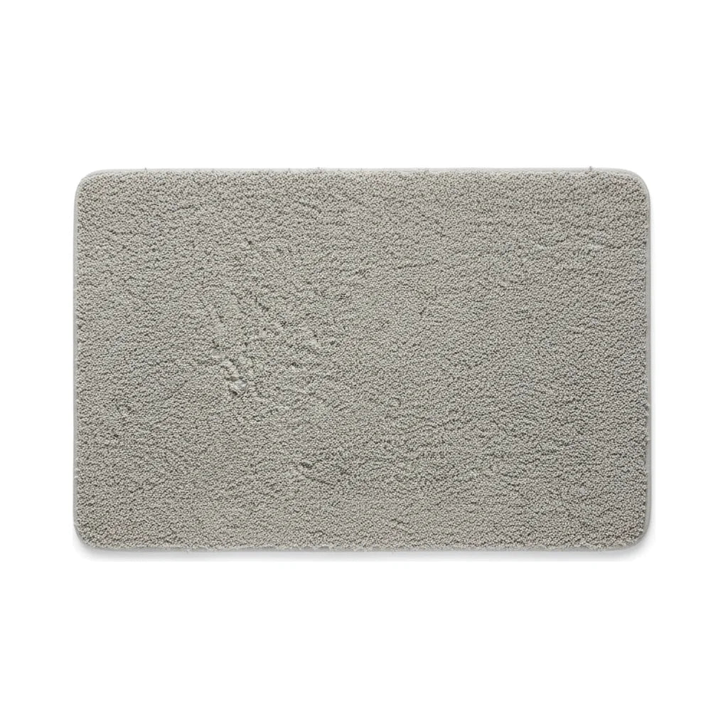 Tapis De Bain Doux Gris Perle