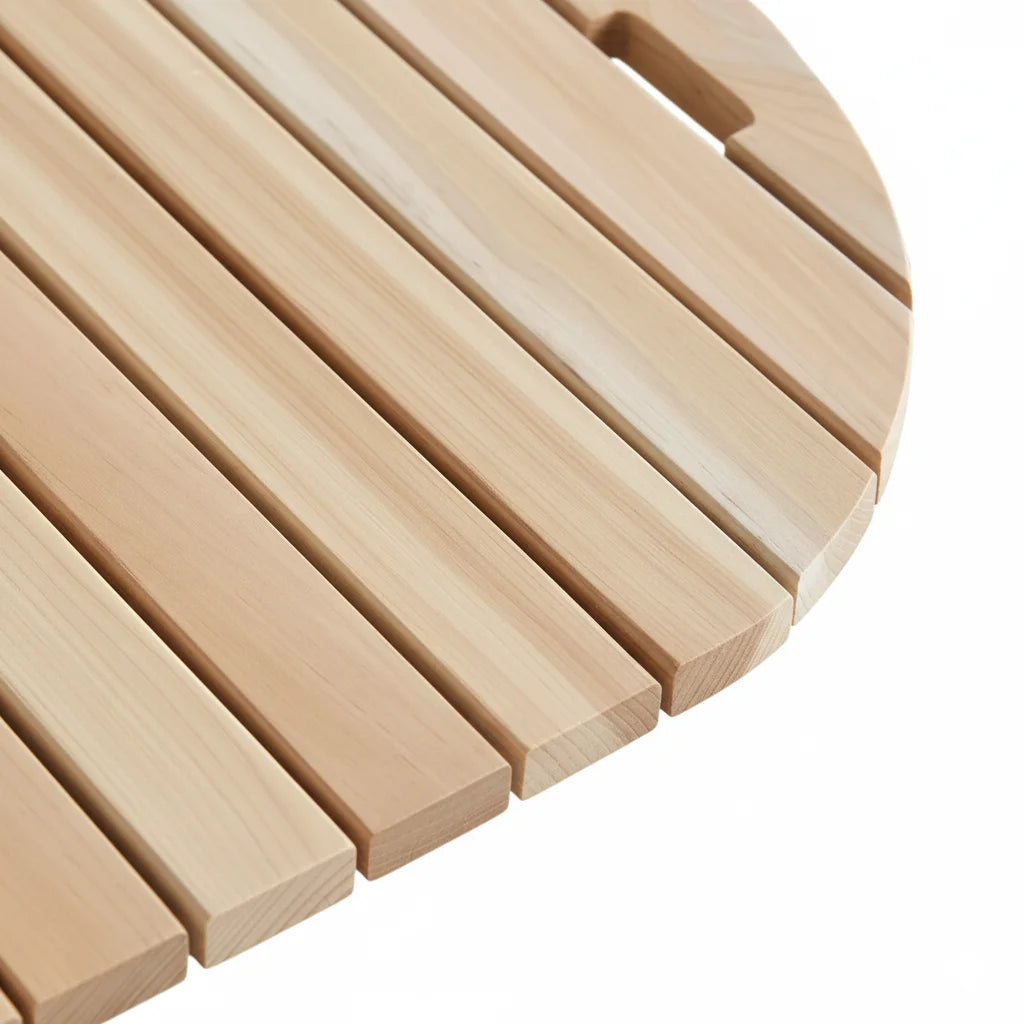 Tapis de Bain en Bois 90x90cm