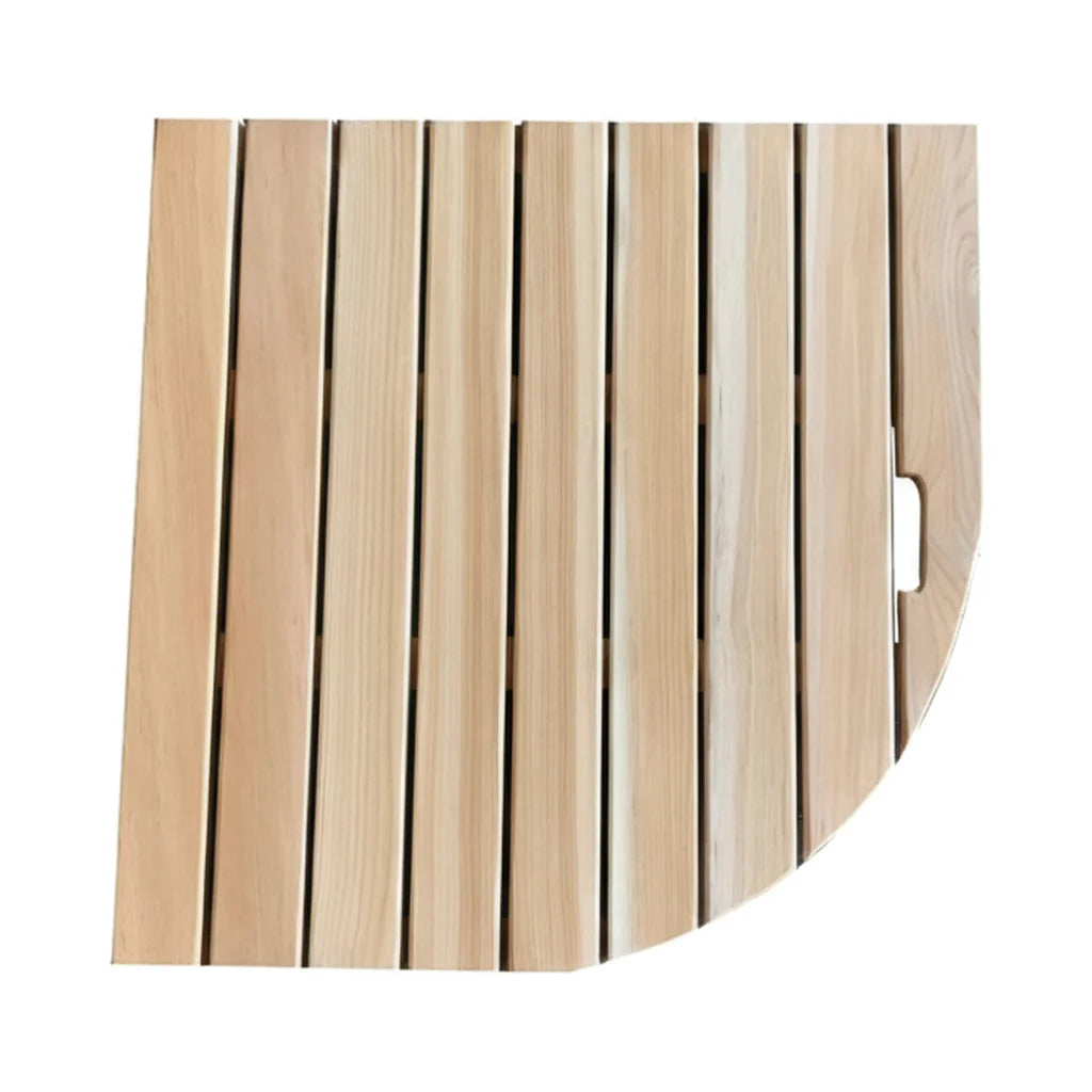 Tapis de Bain en Bois 90x90cm