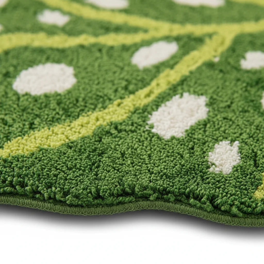 Tapis de Bain en forme de Feuille