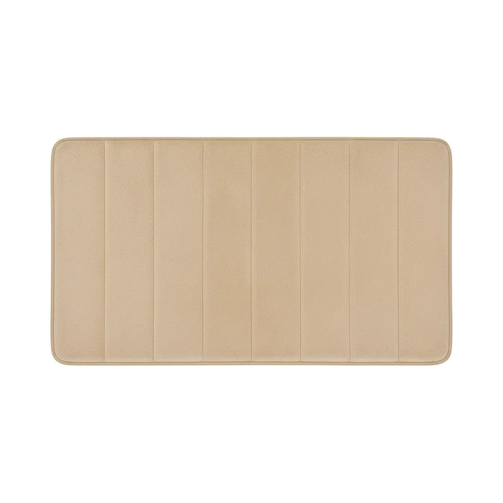 Tapis De Bain Épais Beige 60x150cm