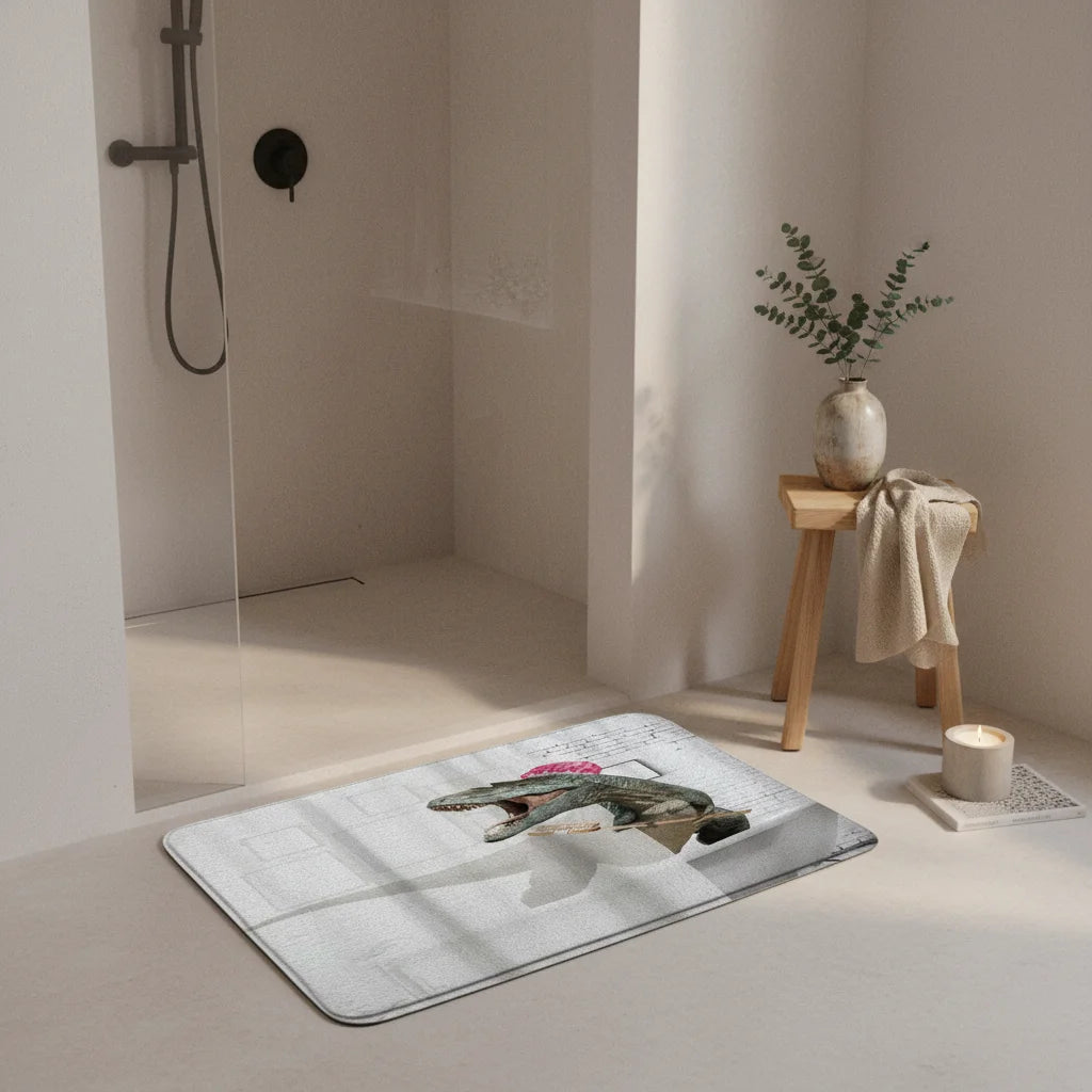 Tapis de Bain Fantaisie Dino Gentleman