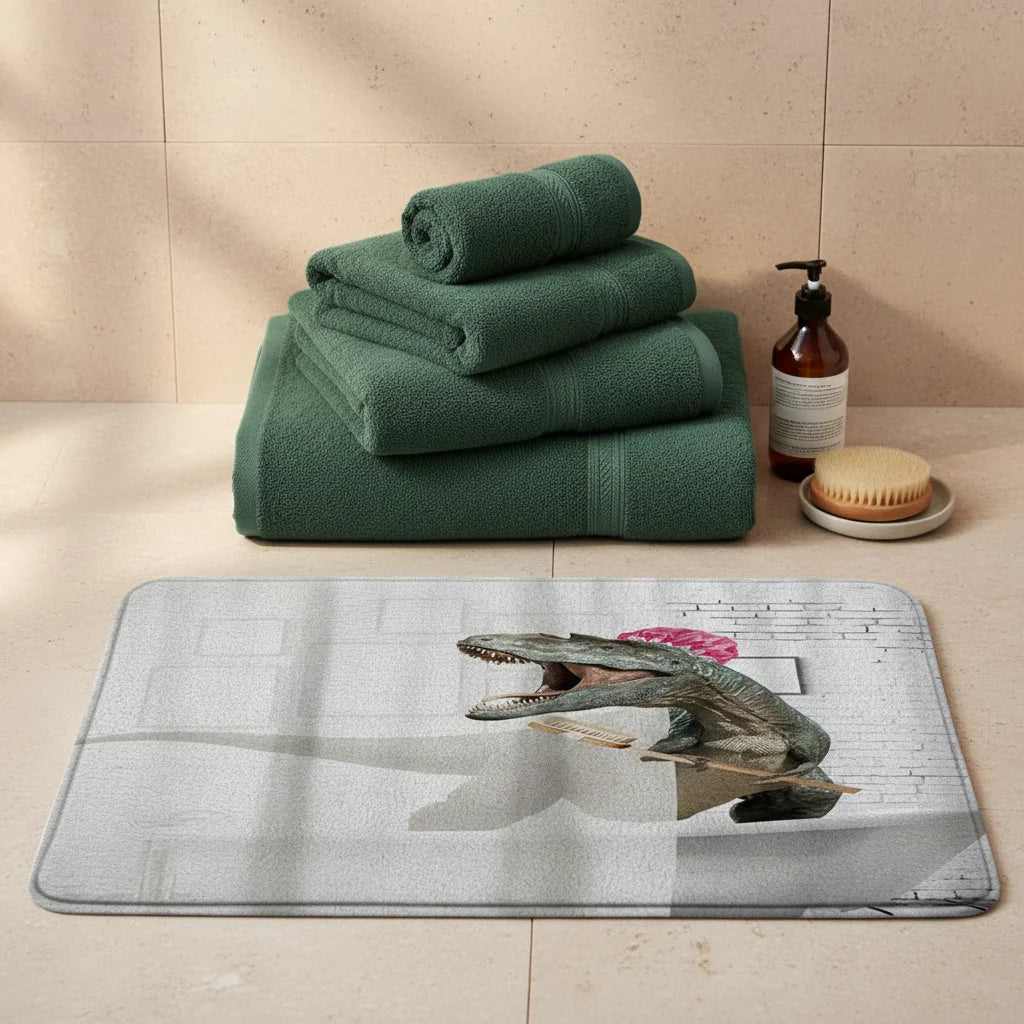 Tapis de Bain Fantaisie Dino Gentleman
