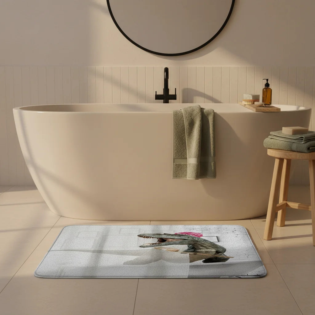 Tapis de Bain Fantaisie Dino Gentleman