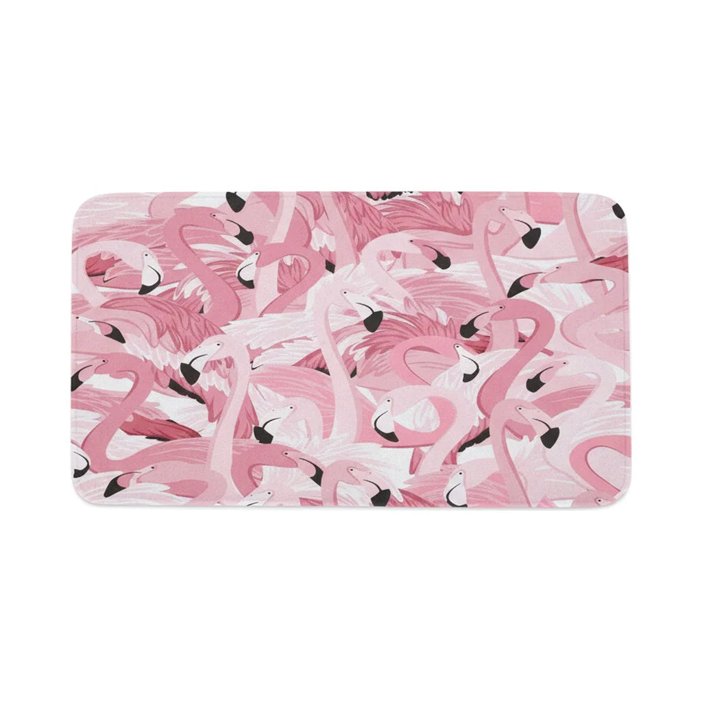 Tapis de Bain Flamant Rose