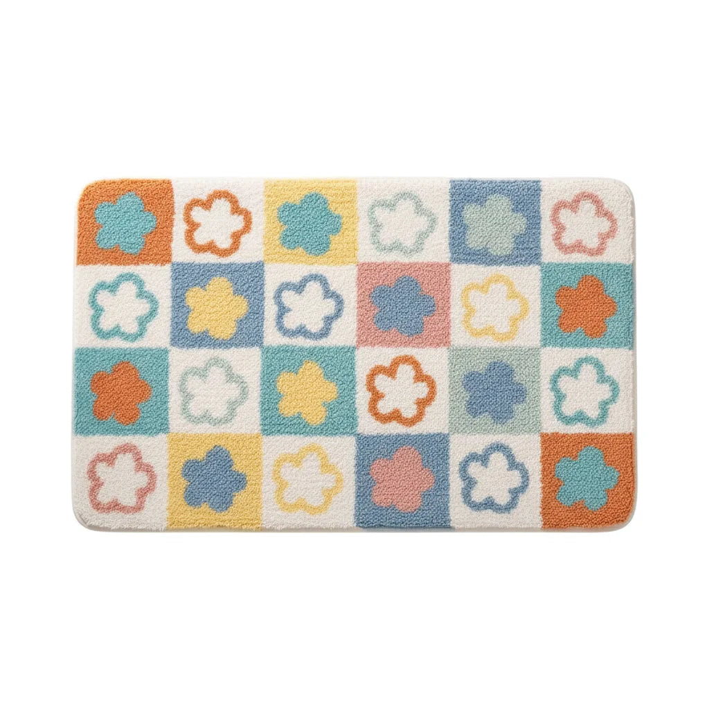 Tapis de Bain Fleuri