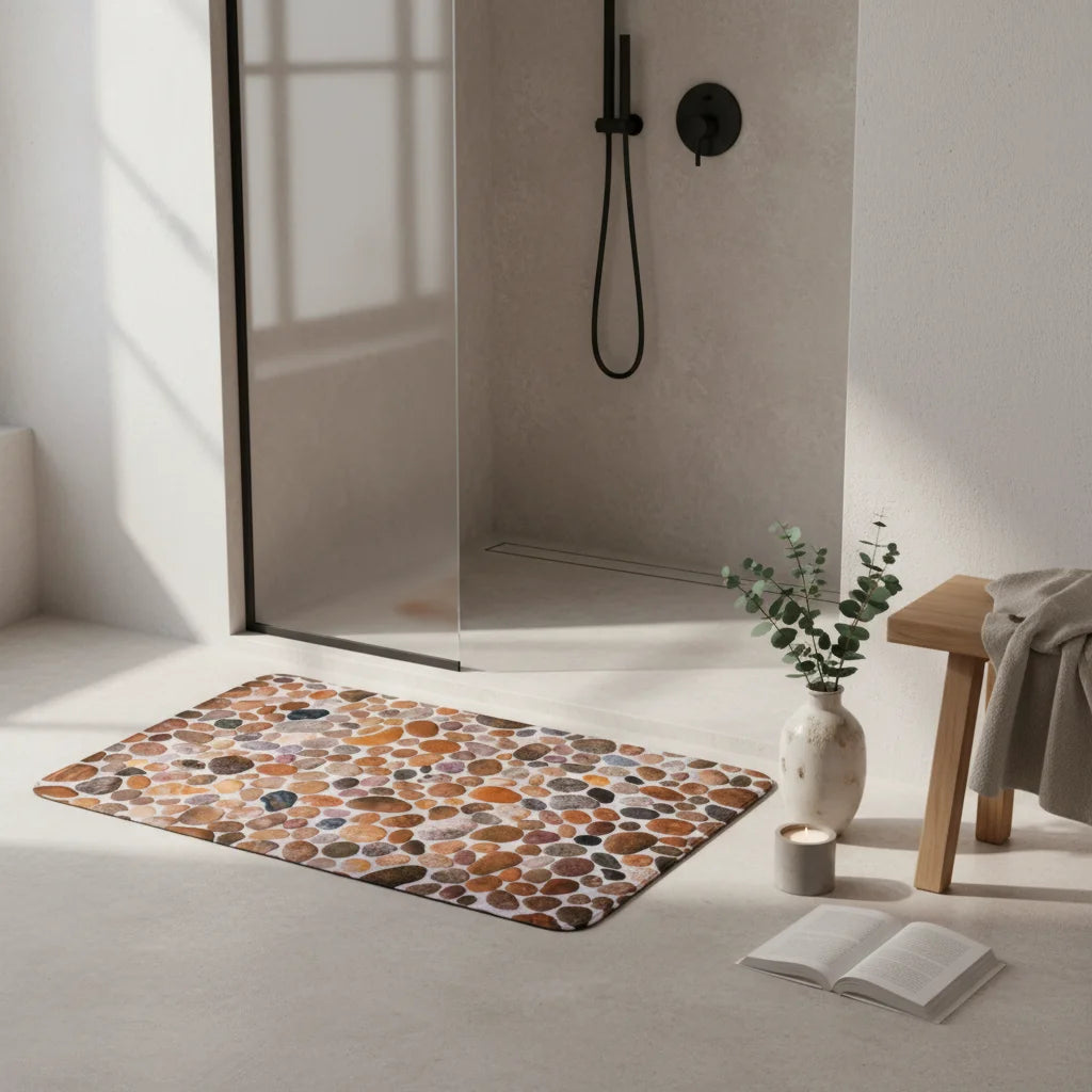Tapis De Bain Forme Galet
