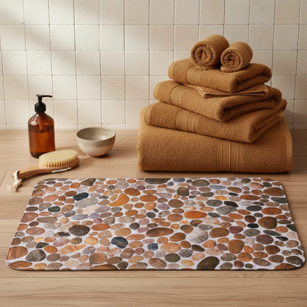 Tapis De Bain Forme Galet