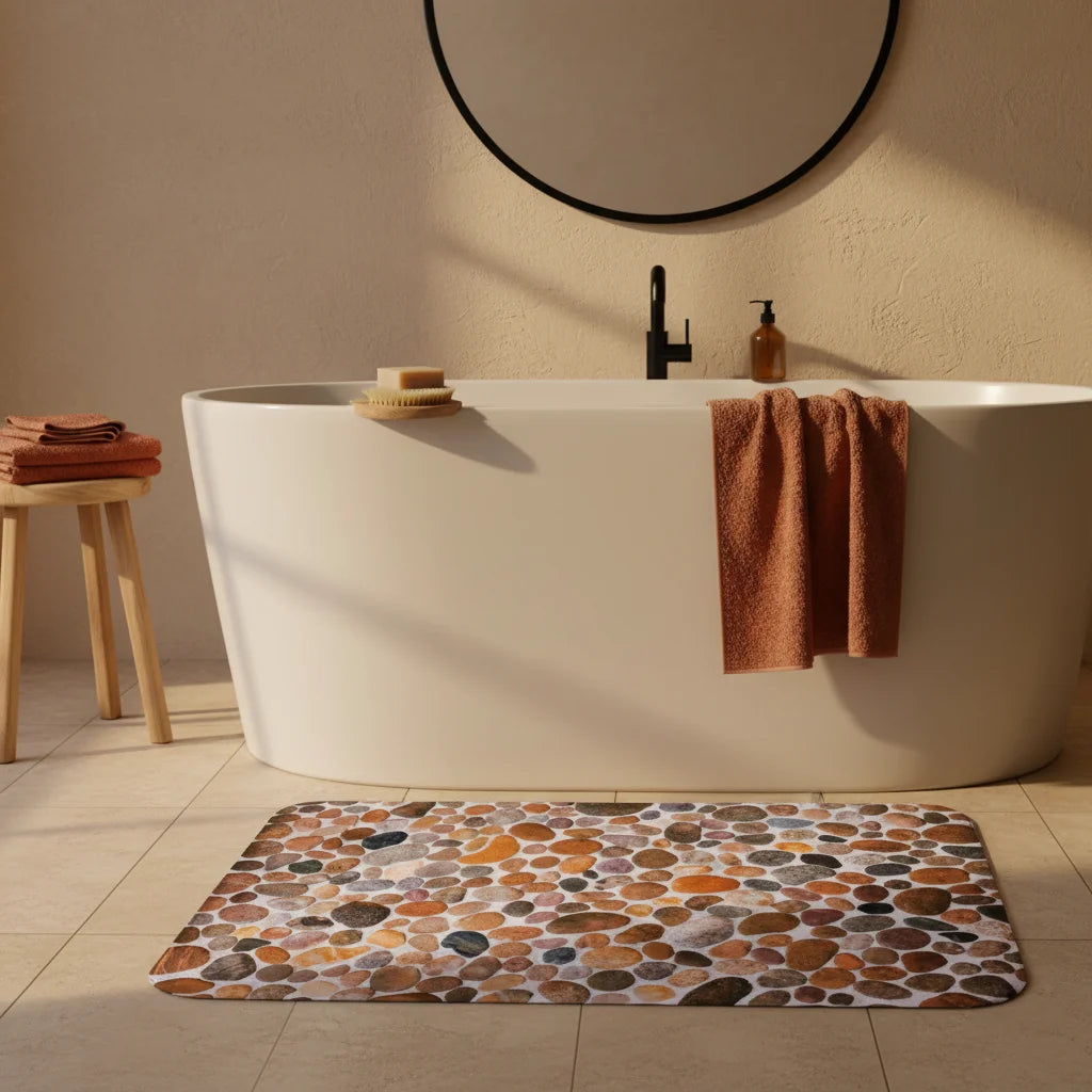 Tapis De Bain Forme Galet