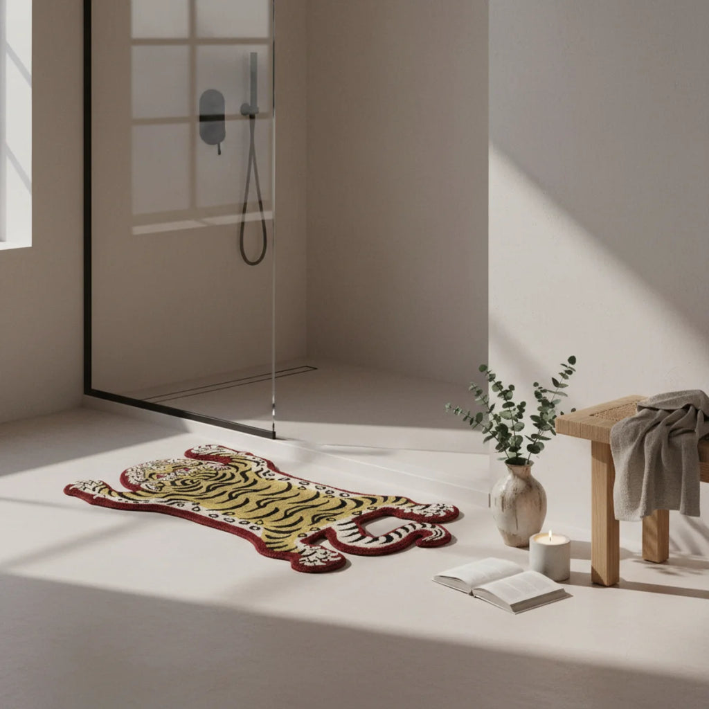 Tapis De Bain Forme Originale sandybrown