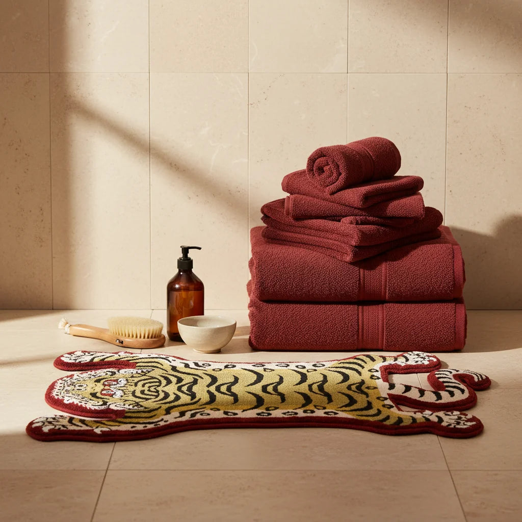 Tapis De Bain Forme Originale sandybrown