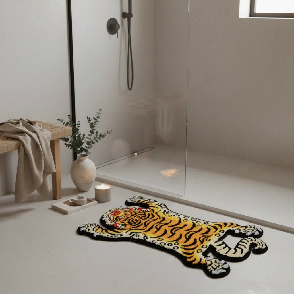 Tapis De Bain Forme Originale Orange