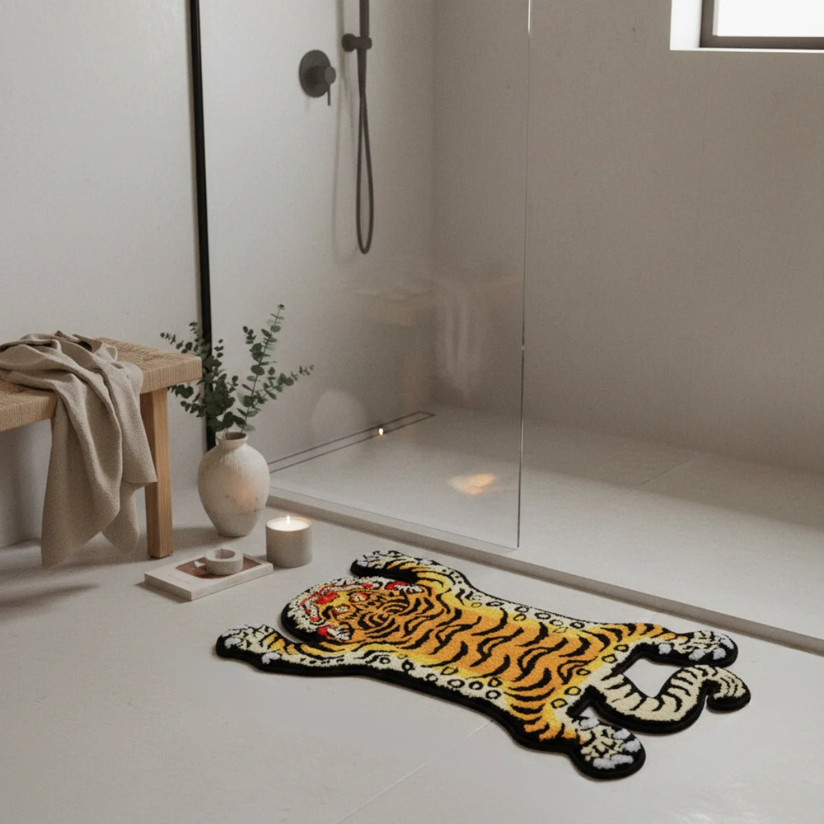 Tapis De Bain Forme Originale Orange