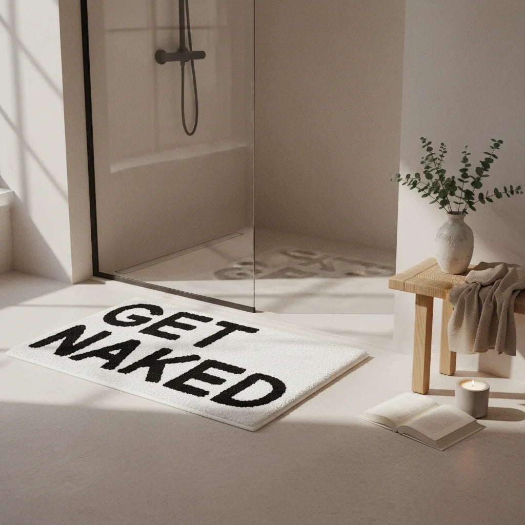 Tapis De Bain Get Naked Whitenaked