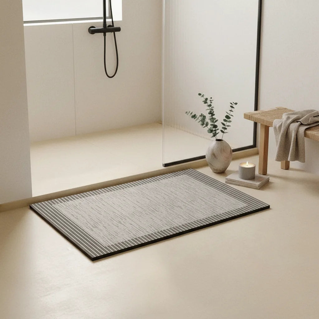 Tapis de Bain Gris Anthracite 60x120cm