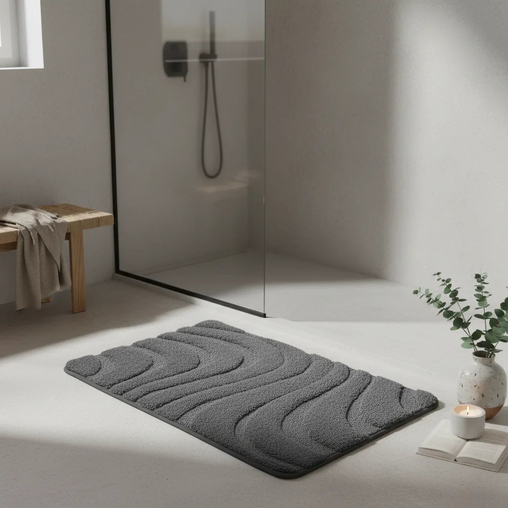 Tapis de Bain Gris Foncé #727478