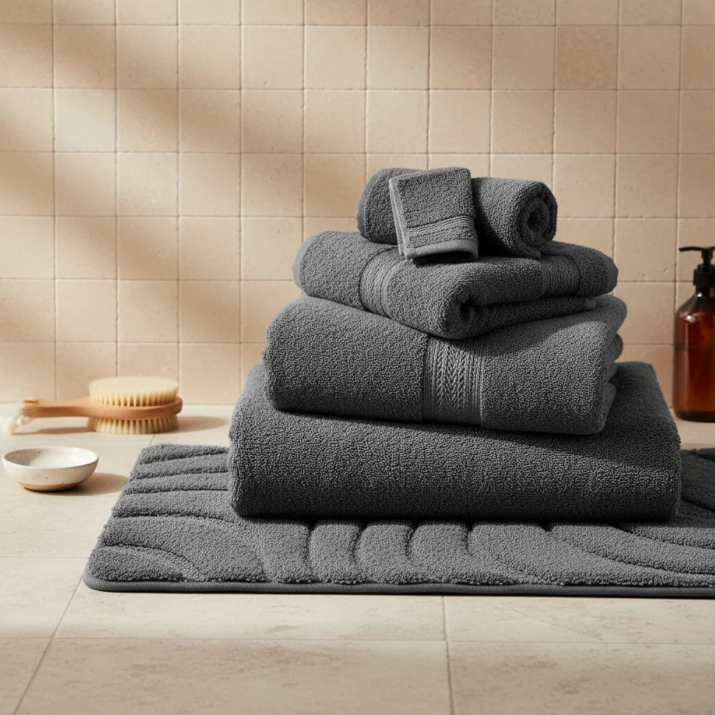 Tapis de Bain Gris Foncé #727478