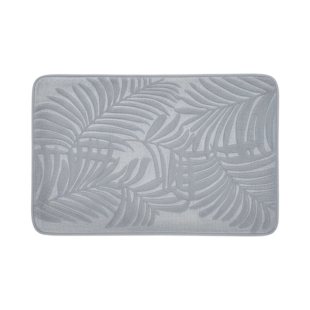 Tapis de Bain Jungle Palmier Perle