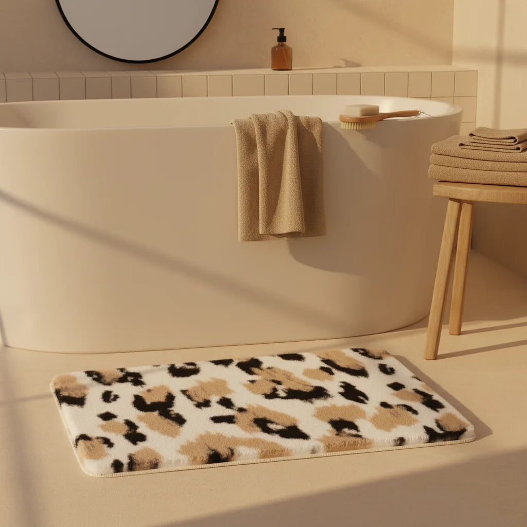 Tapis de Bain Léopard 60x90cm