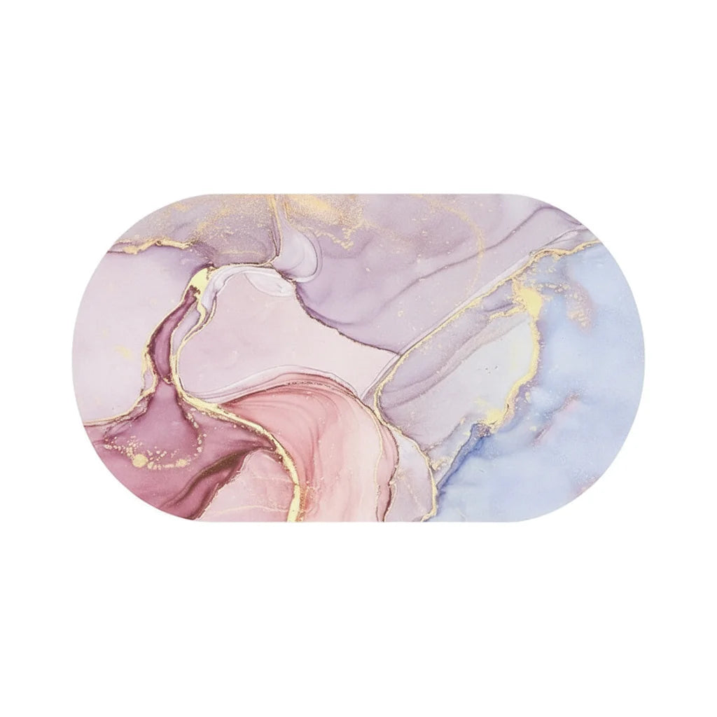 Tapis de Bain Marbre Onyx Rosé