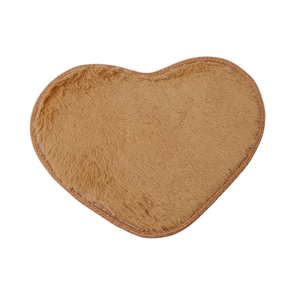 Tapis de Bain Microfibre Chenille Camel Doux