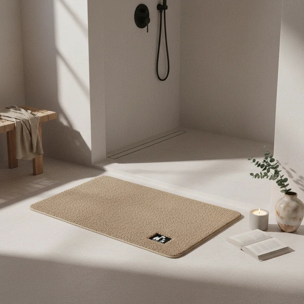 Tapis de Bain Moelleux Antidérapant 80x120cm