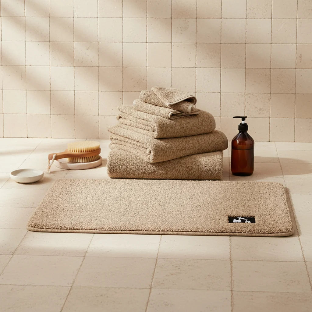 Tapis de Bain Moelleux Antidérapant 80x120cm