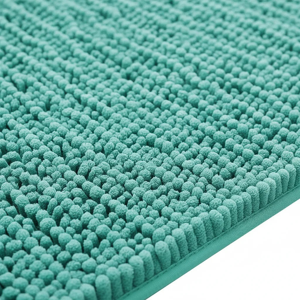 Tapis de Bain Moelleux Confort Jade Clair