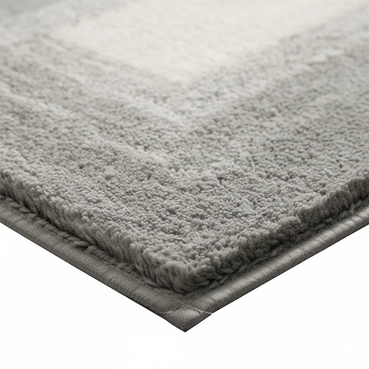 Tapis de Bain Moelleux Gris Dégradé