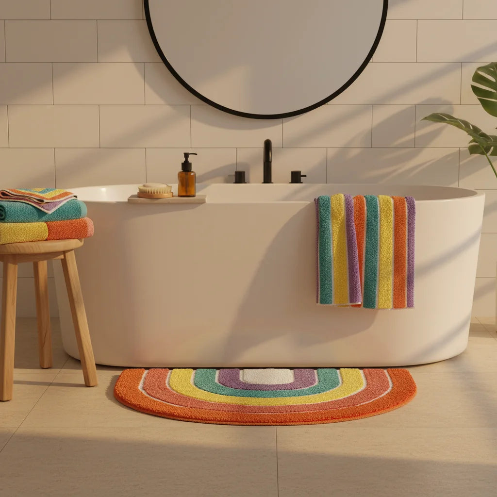 Tapis de Bain Multicolore