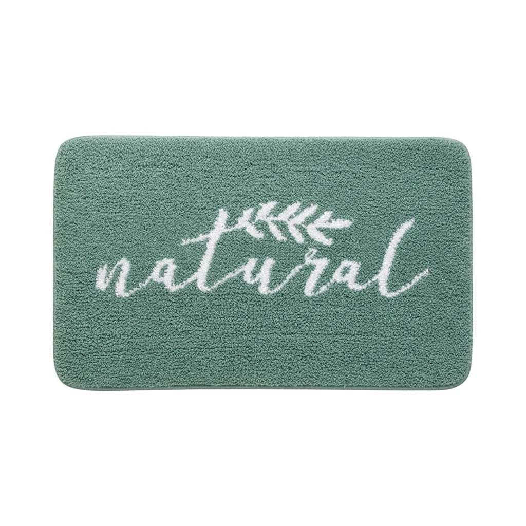 Tapis de Bain Natural Vert Sauge