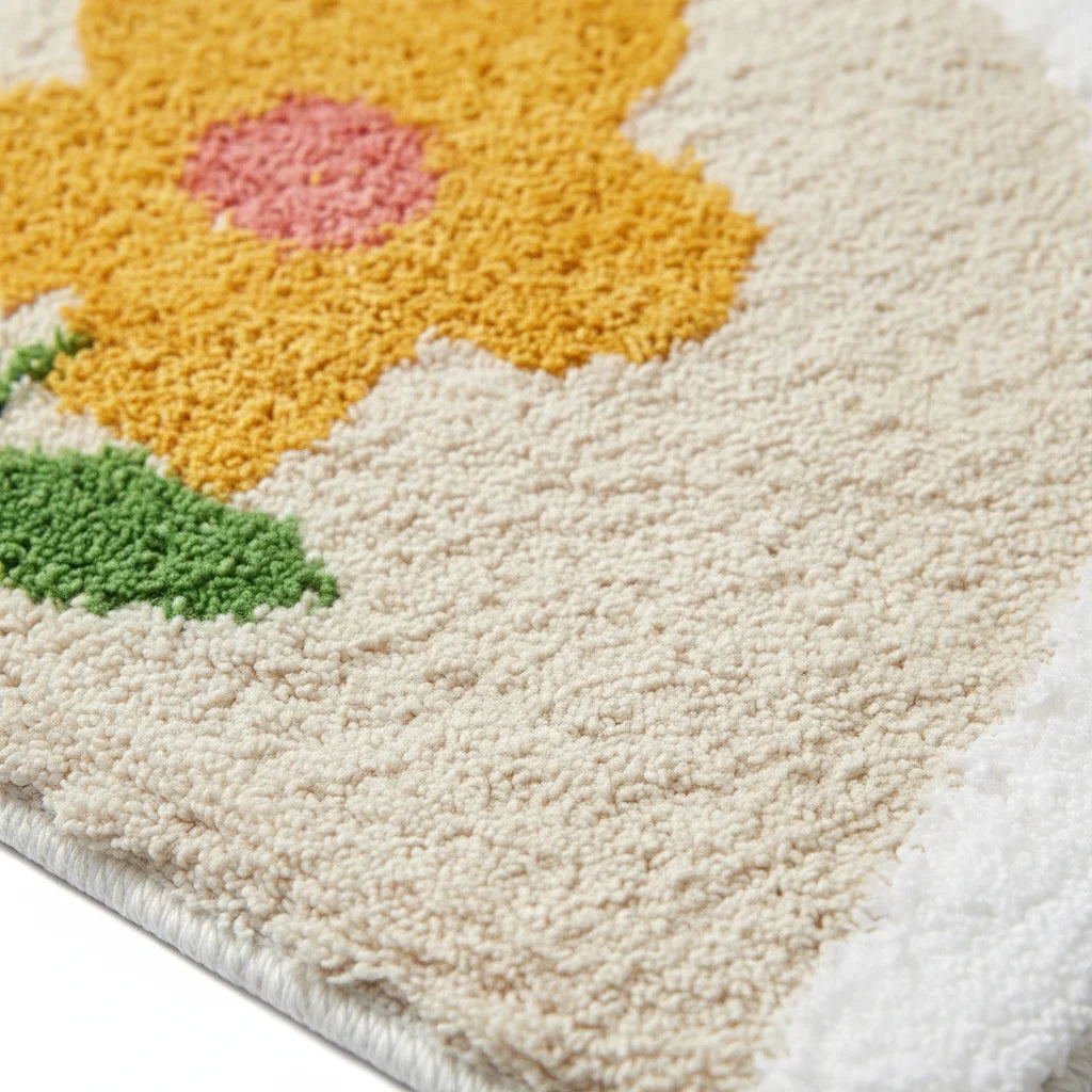 Tapis de Bain Petite Fleur Fleur Soleil