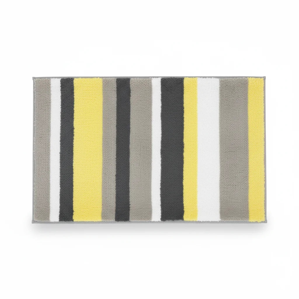 Tapis de Bain Rayures Rayures Citron