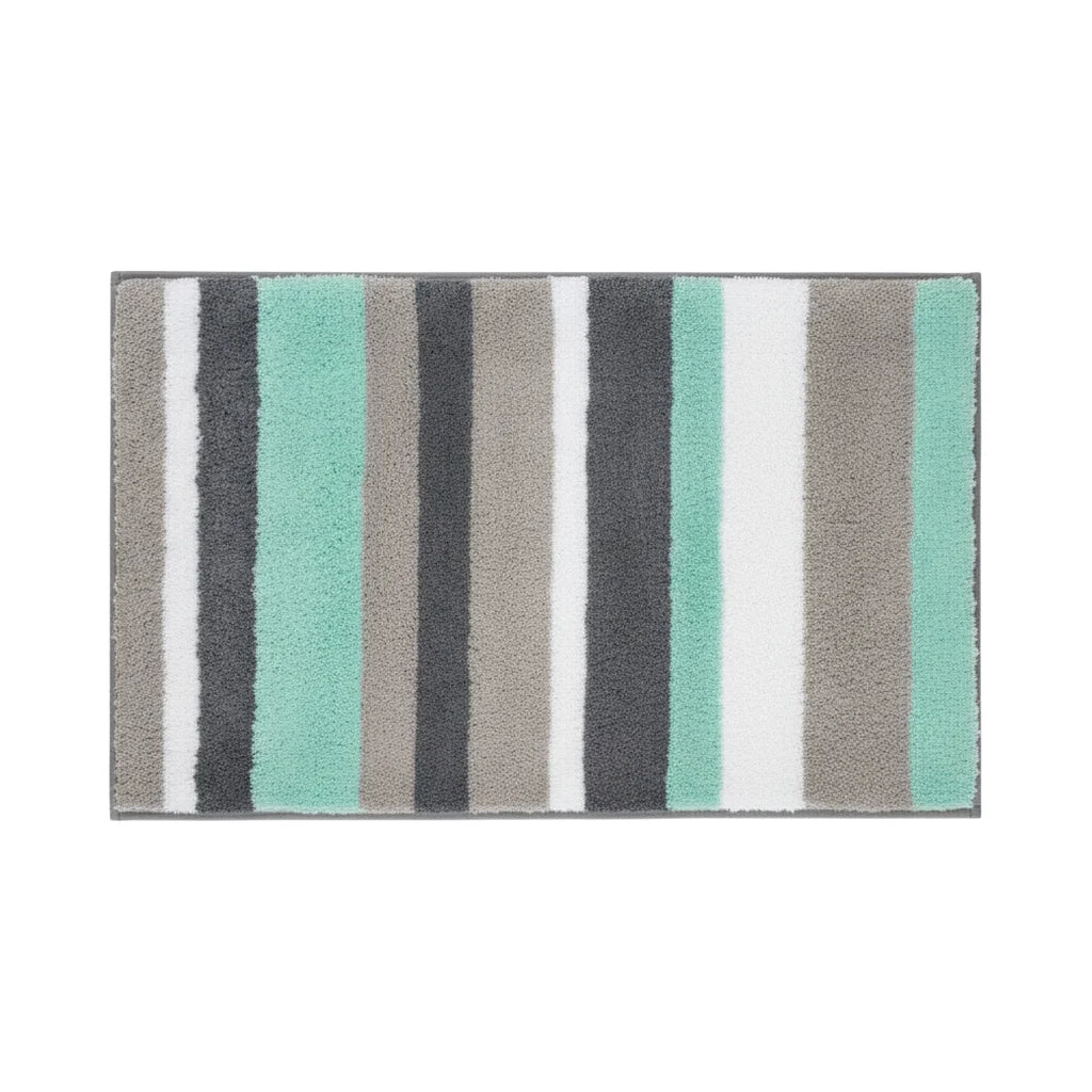 Tapis de Bain Rayures Rayures Menthe