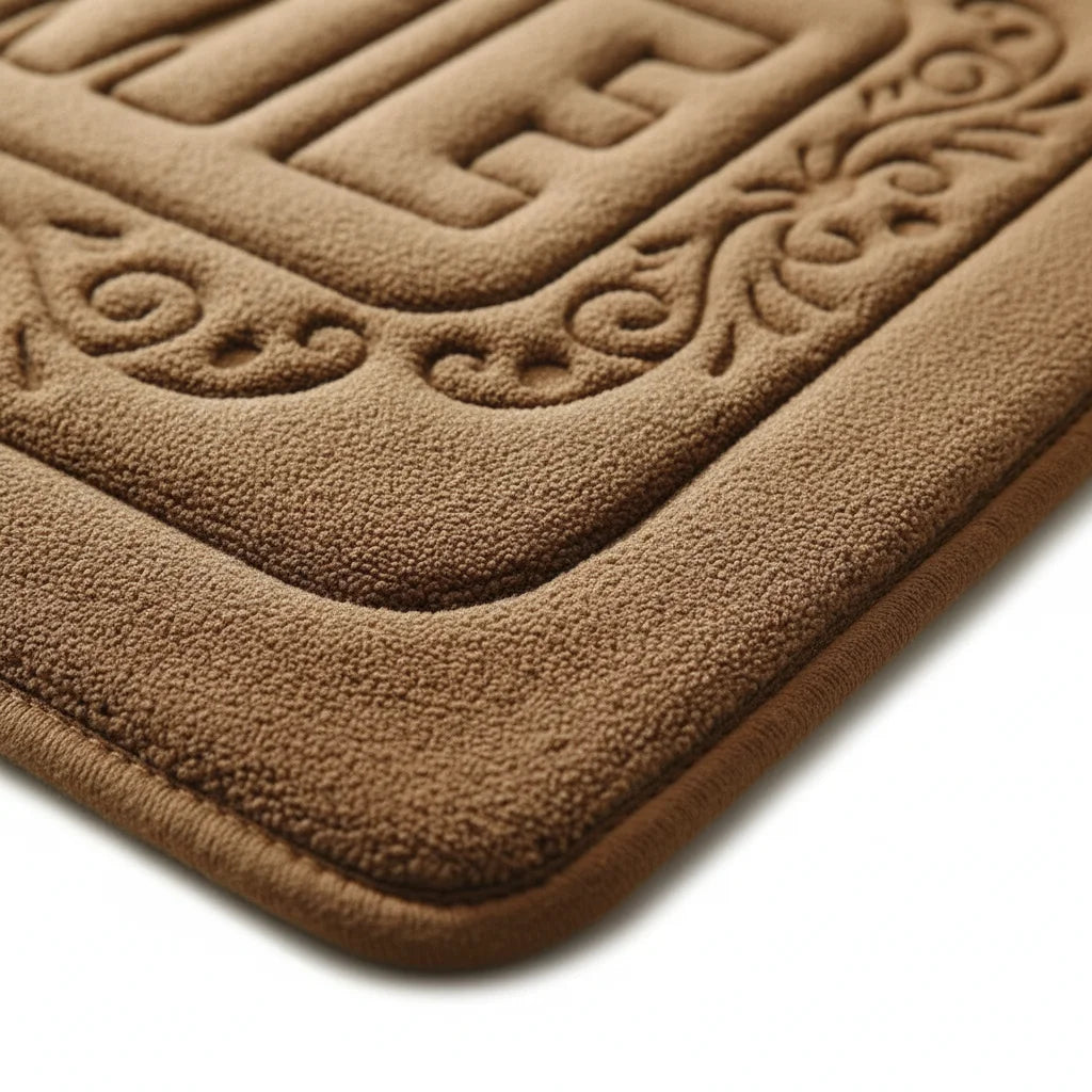 Tapis de Bain Rectangulaire Chocolat Intense