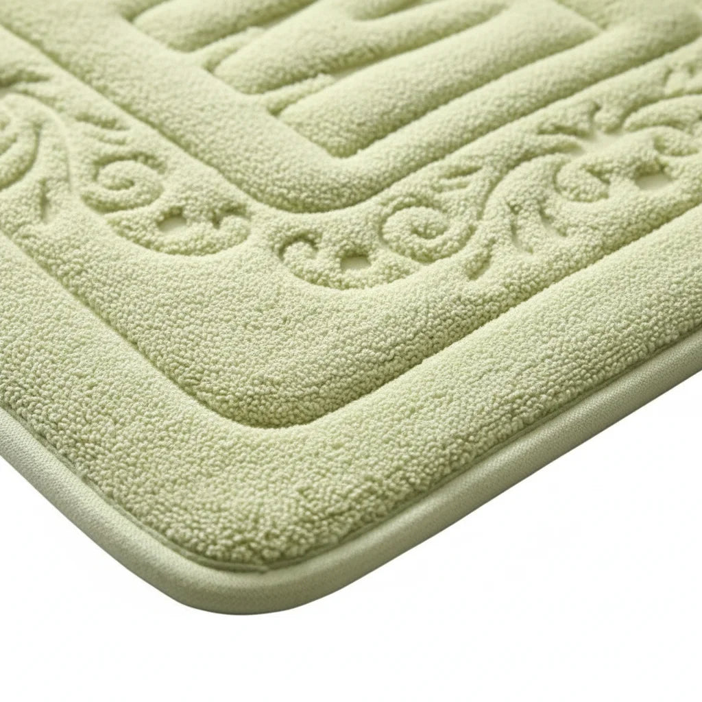 Tapis de Bain Rectangulaire Vert Tilleul