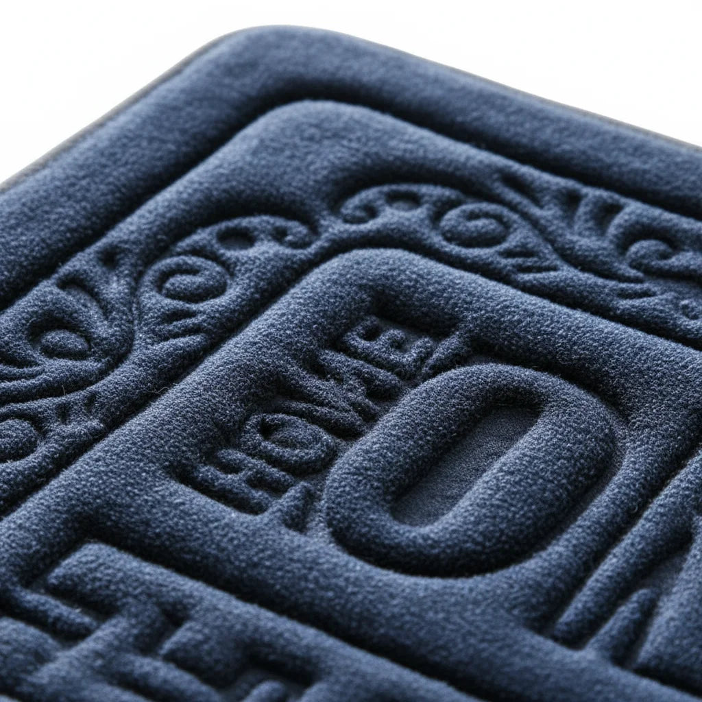 Tapis de Bain Rectangulaire Bleu Nuit