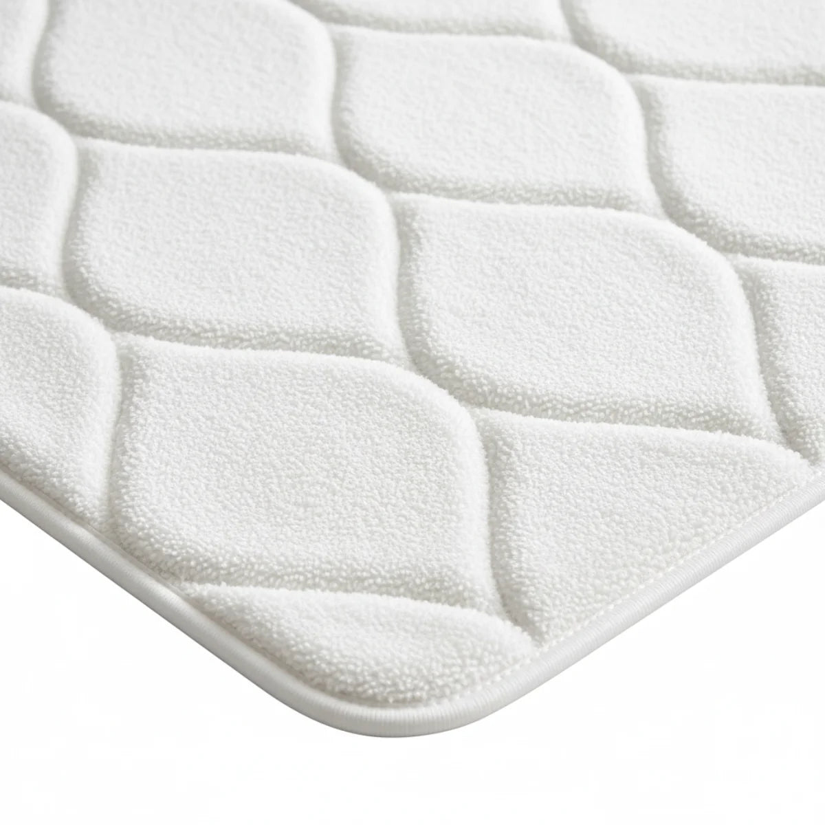 Tapis de Bain Très Epais Blanc