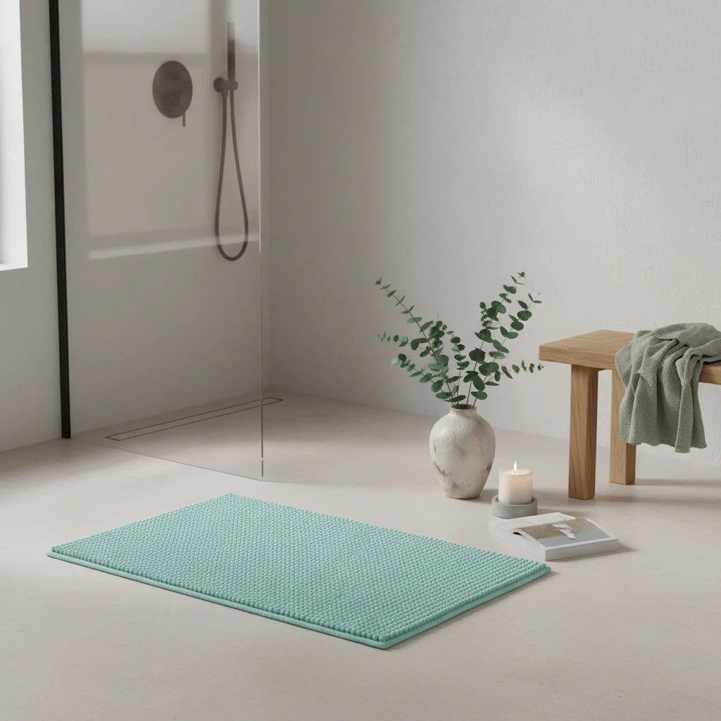 Tapis de Bain Turquoise