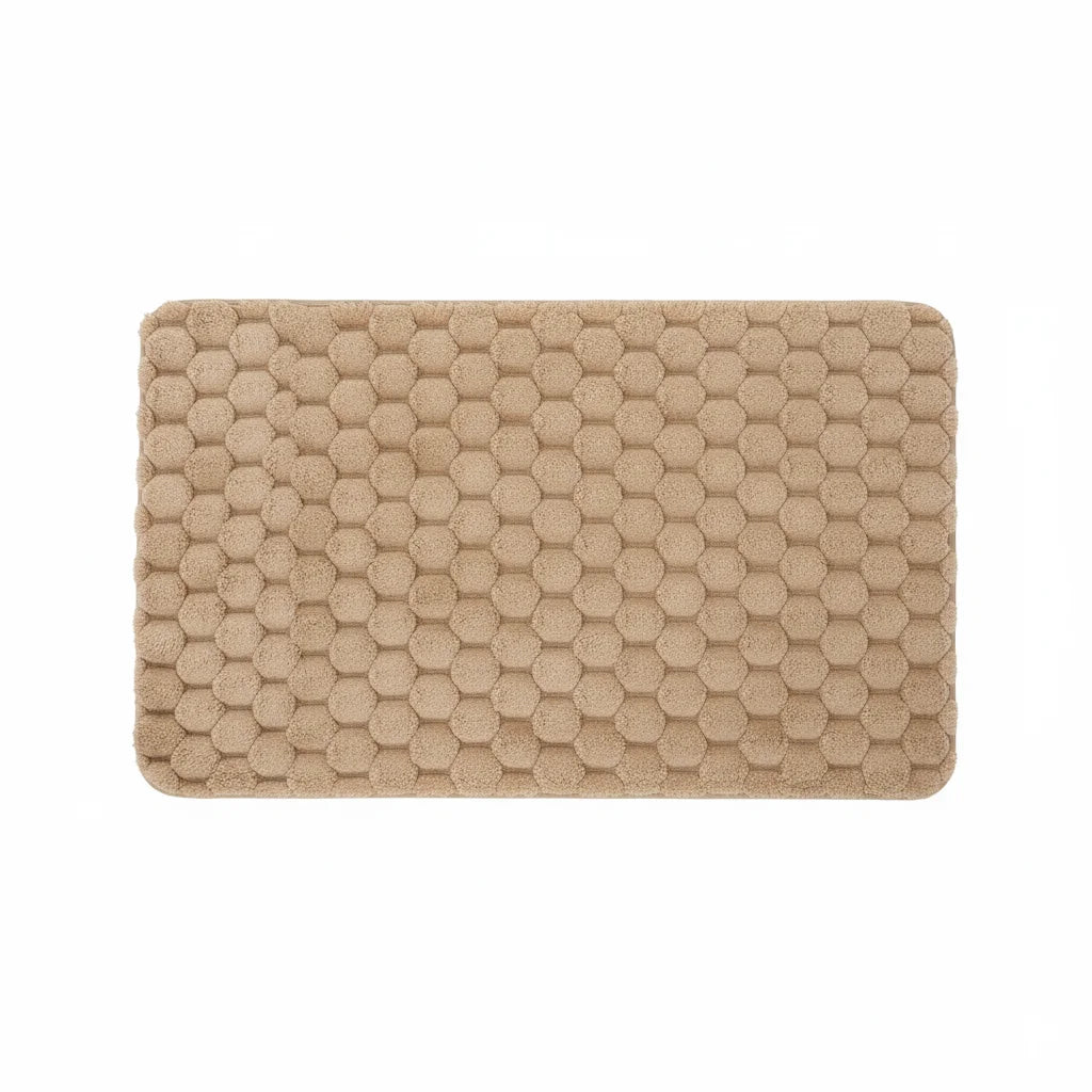 Tapis de Bain Ultra Doux Beige Sable