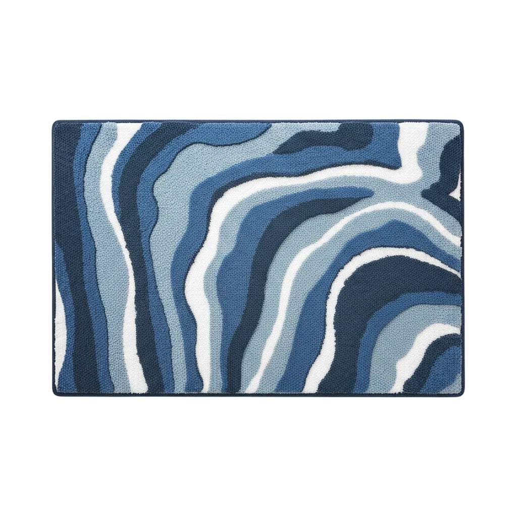 Tapis de Bain Vague Ondes Marines