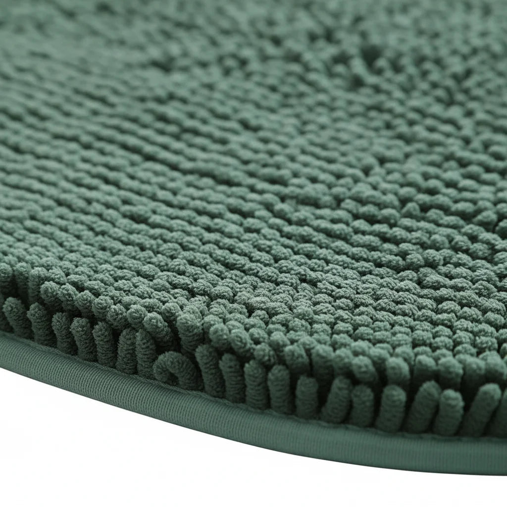 Tapis de Bain Vert Foncé