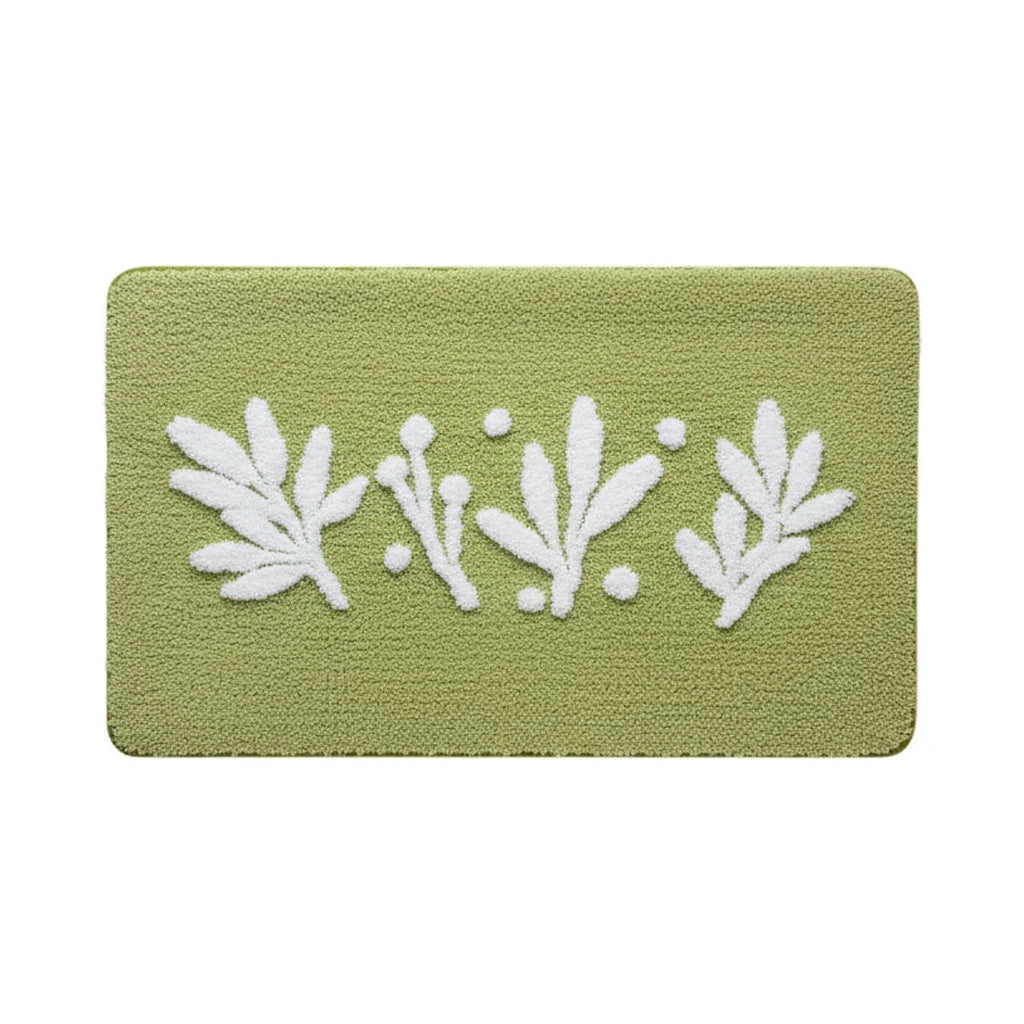 Tapis de Bain Vert Olive
