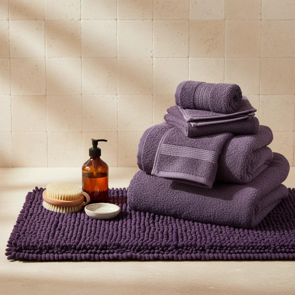 Tapis de Bain Violet 45x120cm