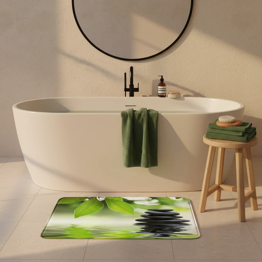 Tapis de Bain Zen Feuillage Zen