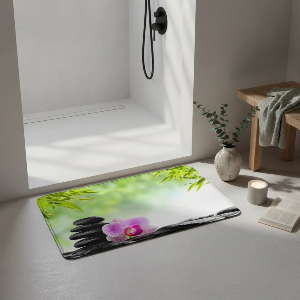 Tapis de Bain Zen Zen Orchidée
