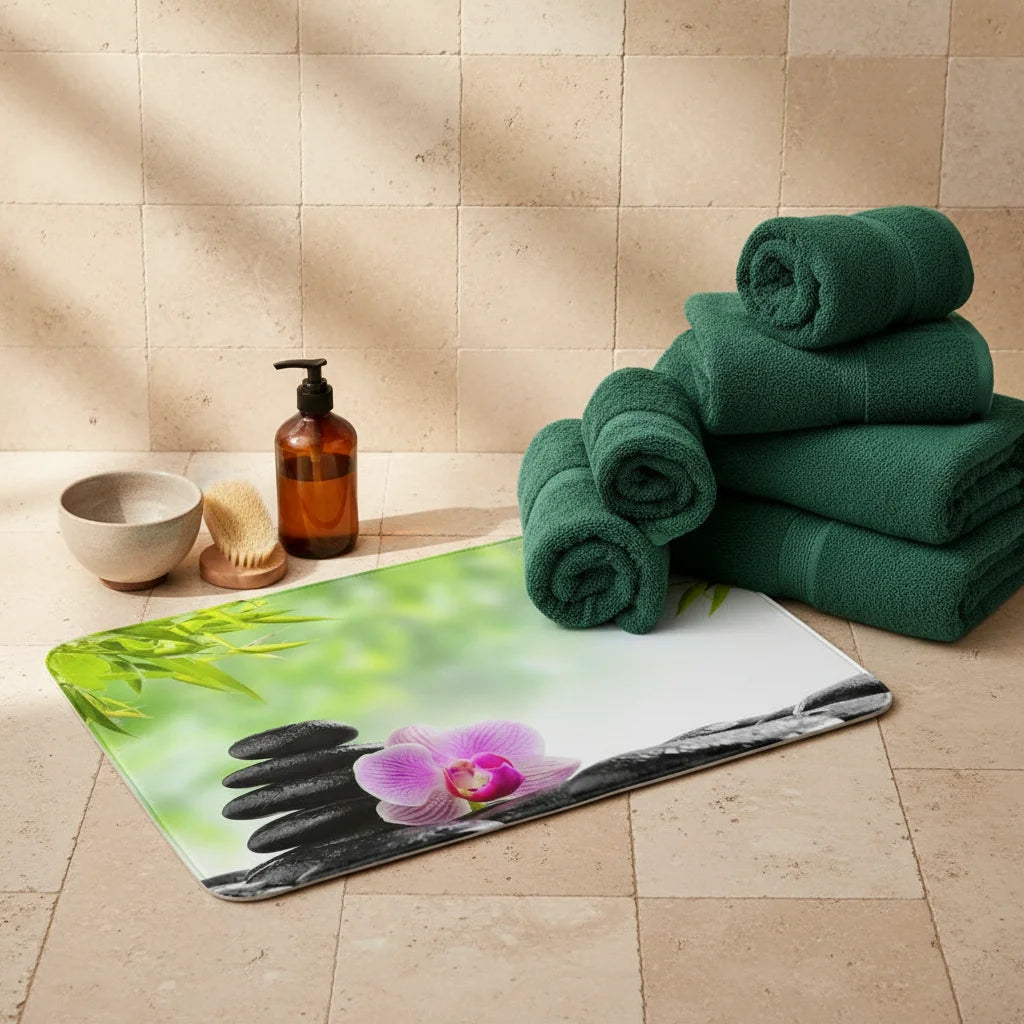 Tapis de Bain Zen Zen Orchidée