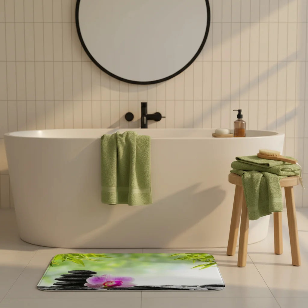 Tapis de Bain Zen Zen Orchidée